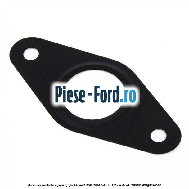 Garnitura conducta supapa EGR Ford Transit 2006-2014 2.4 TDCi 115 cai diesel #82B5E93042