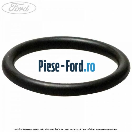 Garnitura conducta turbosuflanta o ring Ford S-Max 2007-2014 1.6 TDCi 115 cai diesel