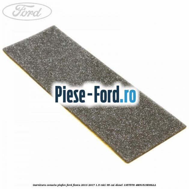 Folie sigiliu adeziva elemente podea Ford Fiesta 2013-2017 1.5 TDCi 95 cai diesel