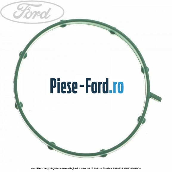 Garnitura corp clapeta acceleratie Ford B-Max 1.6 Ti 105 cai #4E7AA6A91E