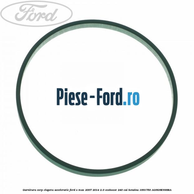 Garnitura conducta alimentare apa turbosuflanta Ford S-Max 2007-2014 2.0 EcoBoost 240 cai benzina