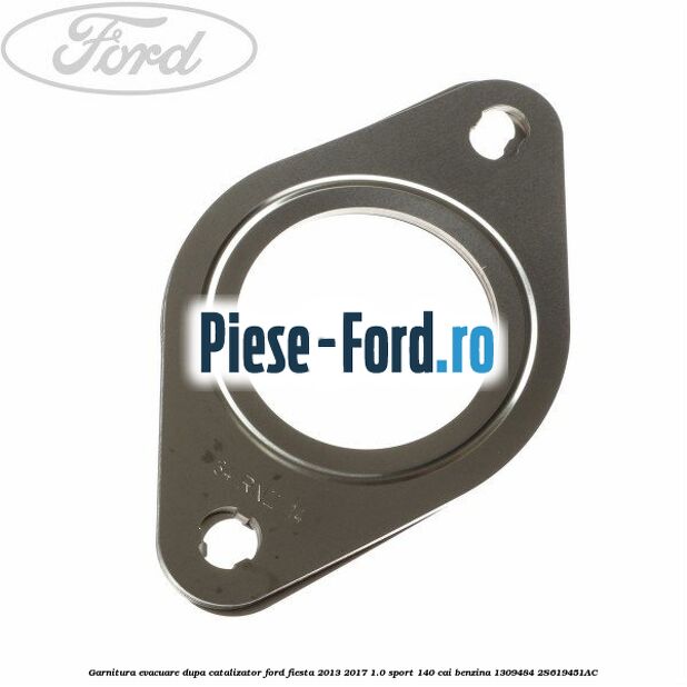 Garnitura evacuare dupa catalizator Ford Fiesta 2013-2017 1.0 Sport 140 cai benzina #084C883C72