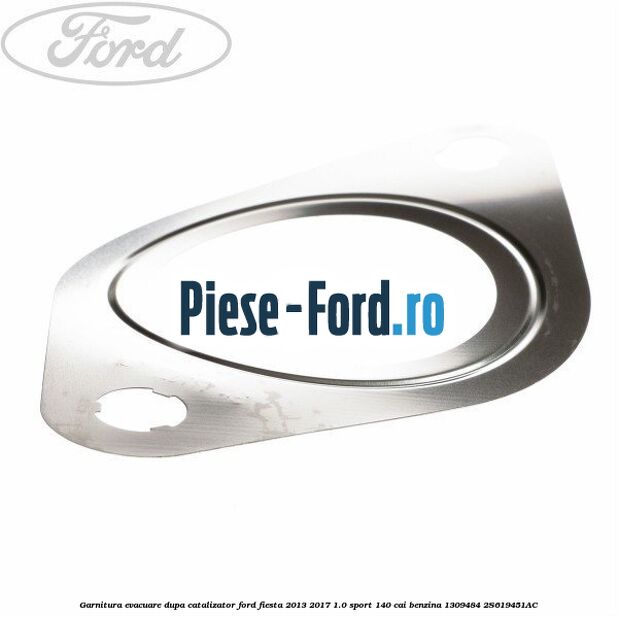 Garnitura evacuare dupa catalizator Ford Fiesta 2013-2017 1.0 Sport 140 cai benzina #084C883C72