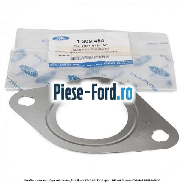 Garnitura evacuare dupa catalizator Ford Fiesta 2013-2017 1.0 Sport 140 cai benzina #084C883C72
