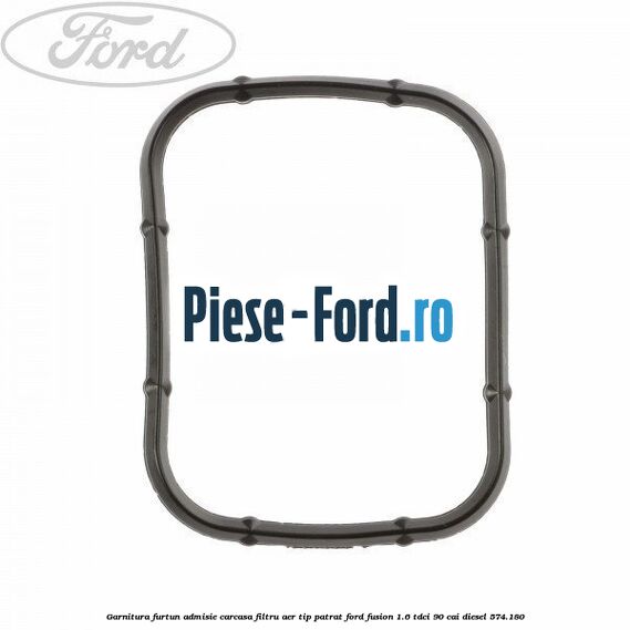 Furtun admisie carcasa filtru aer tip patrat Ford Fusion 1.6 TDCi 90 cai diesel