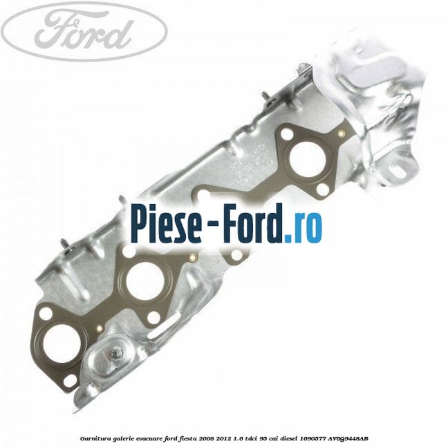 Garnitura evacuare dupa catalizator Ford Fiesta 2008-2012 1.6 TDCi 95 cai diesel