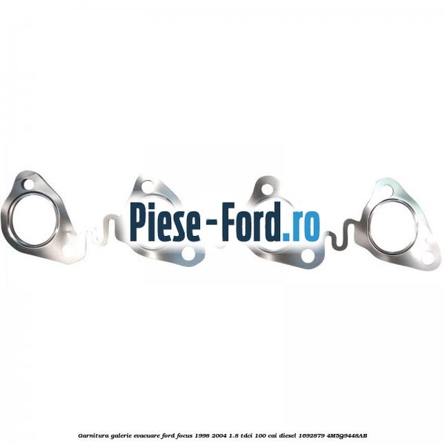 Garnitura galerie evacuare Ford Focus 1998-2004 1.8 TDCi 100 cai diesel #17F0DD0B84
