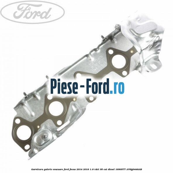 Garnitura catalizator Ford Focus 2014-2018 1.6 TDCi 95 cai diesel
