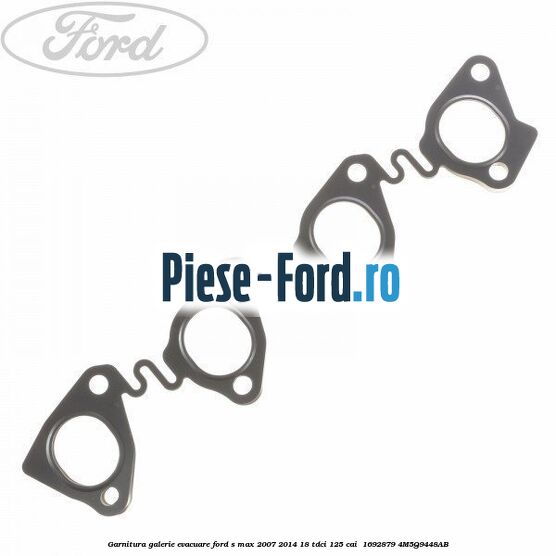 Garnitura galerie evacuare Ford S-Max 2007-2014 1.8 TDCi 125 cai #1E17F5B1B3