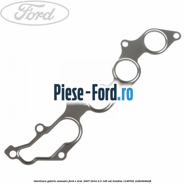 Garnitura catalizator Ford S-Max 2007-2014 2.0 145 cai benzina
