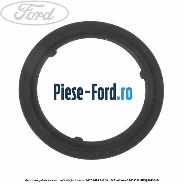 Garnitura, galerie evacuare rotunda Ford S-Max 2007-2014 1.8 TDCi 125 cai diesel #176D2BD617
