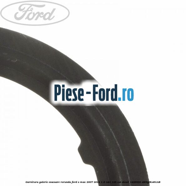 Garnitura, galerie evacuare rotunda Ford S-Max 2007-2014 1.8 TDCi 125 cai diesel #176D2BD617