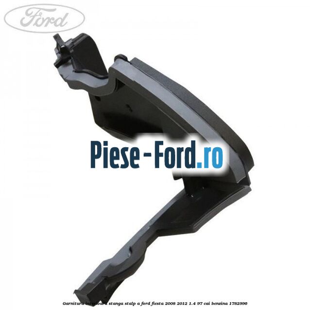 Garnitura interioara stanga stalp A Ford Fiesta 2008-2012 1.4 97 cai #72474E2148