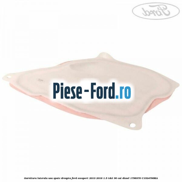Garnitura laterala usa spate dreapta Ford EcoSport 2013-2018 1.5 TDCi 90 cai diesel #E66C4D3F86
