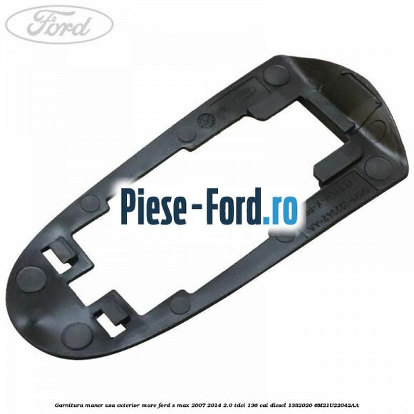 Clema prindere capac cotiera Ford S-Max 2007-2014 2.0 TDCi 136 cai diesel