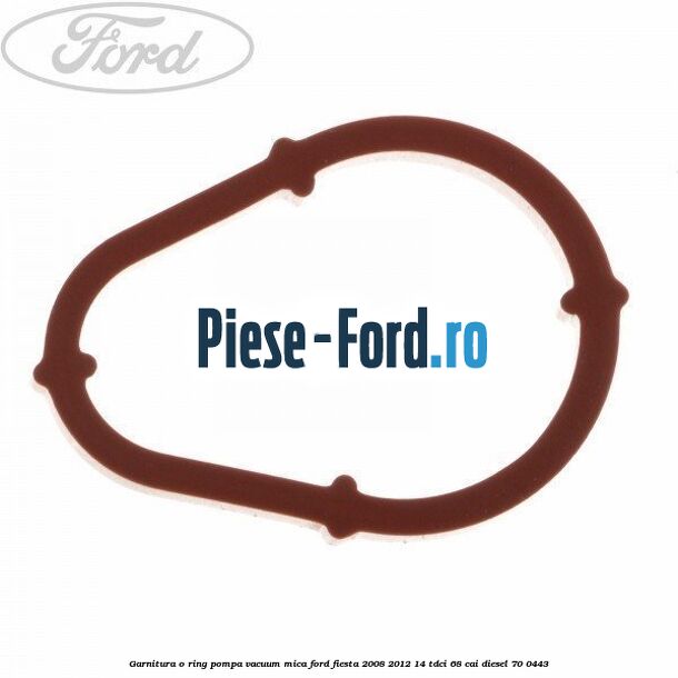 Garnitura o ring pompa vacuum mica Ford Fiesta 2008-2012 1.4 TDCi 68 cai #DC0B25BC49