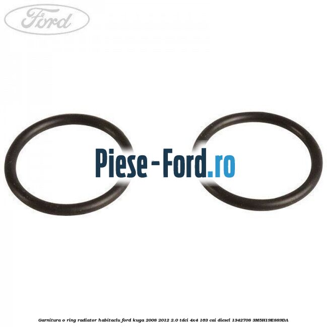 Garnitura, o ring radiator habitaclu Ford Kuga 2008-2012 2.0 TDCI 4x4 163 cai diesel #262888EE4E