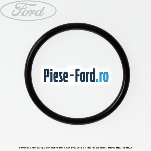 Furtun alimentare diuze spalator parbriz, inferior Ford S-Max 2007-2014 2.0 TDCi 163 cai diesel