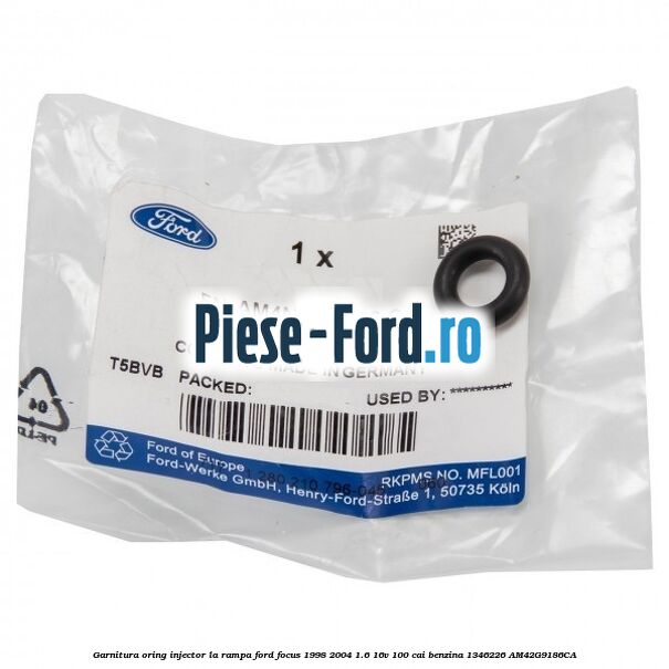 Garnitura, oring injector la rampa Ford Focus 1998-2004 1.6 16V 100 cai #E6D6B42A8D Garnitura, oring injector la rampa Ford Focus 1998-2004 1.6 16V 100 cai benzina #E6D6B42A8D