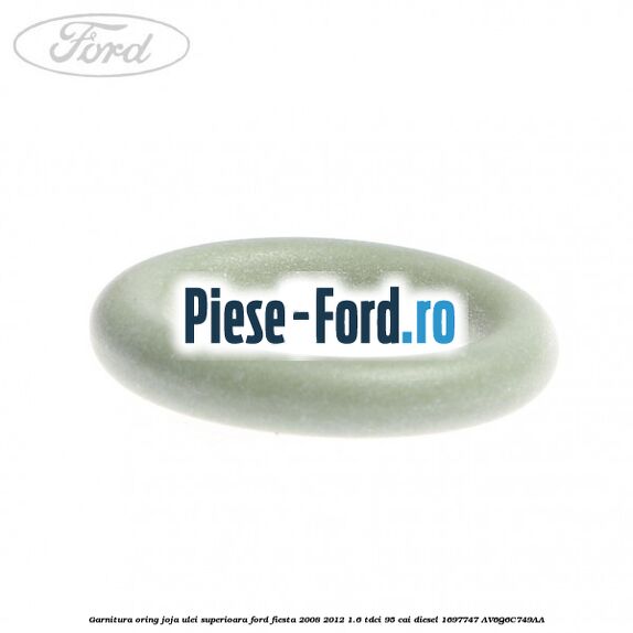 Garnitura, oring joja ulei superioara Ford Fiesta 2008-2012 1.6 TDCi 95 cai diesel