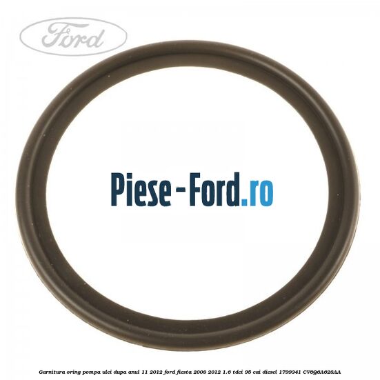 Garnitura, oring pompa ulei dupa anul 11/2012 Ford Fiesta 2008-2012 1.6 TDCi 95 cai diesel