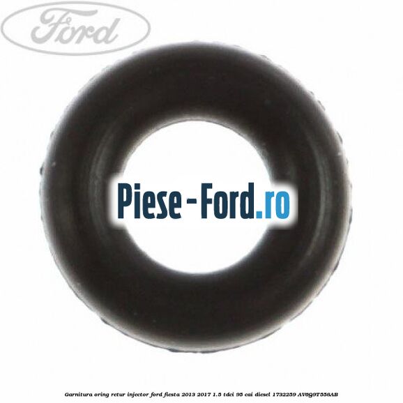 Garnitura, oring retur injector Ford Fiesta 2013-2017 1.5 TDCi 95 cai diesel