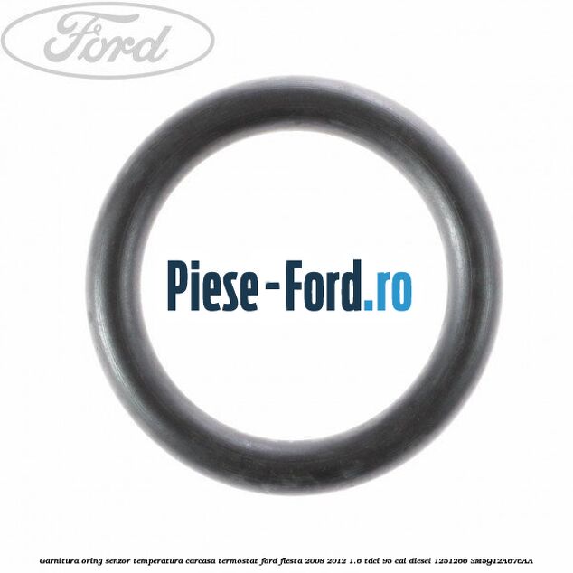 Garnitura oring senzor temperatura carcasa termostat Ford Fiesta 2008-2012 1.6 TDCi 95 cai diesel