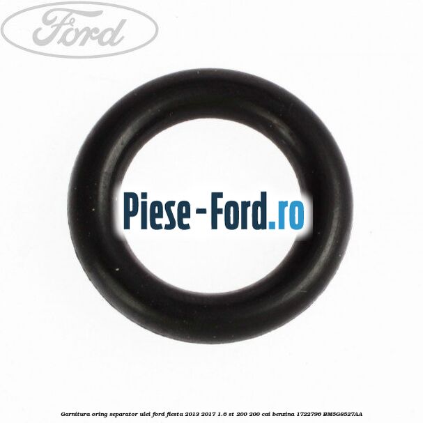 Garnitura, oring negru pompa combustibil Ford Fiesta 2013-2017 1.6 ST 200 200 cai benzina
