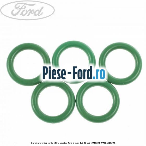 Garnitura, oring verde filtru uscator Ford B-Max 1.4 90 cai  #017AC8FDEC