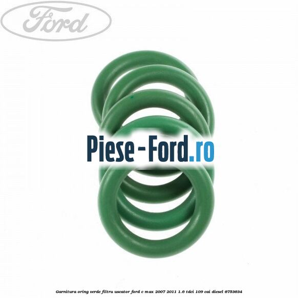 Garnitura, oring verde filtru uscator Ford C-Max 2007-2011 1.6 TDCi 109 cai