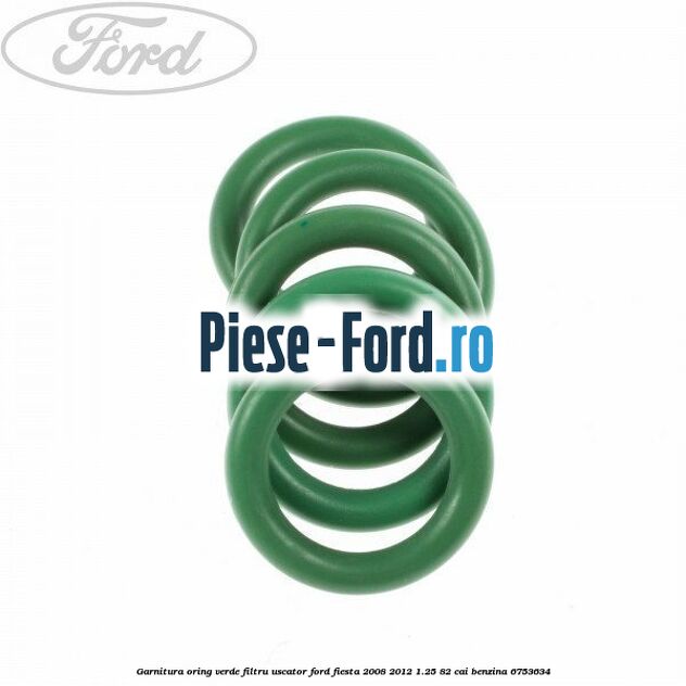 Garnitura, oring verde filtru uscator Ford Fiesta 2008-2012 1.25 82 cai