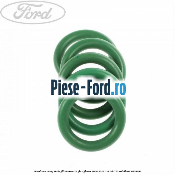 Garnitura, oring verde filtru uscator Ford Fiesta 2008-2012 1.6 TDCi 75 cai