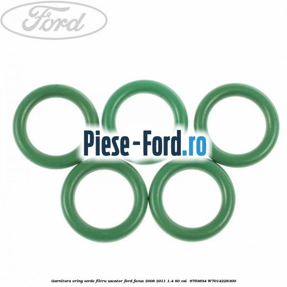 Garnitura, oring verde filtru uscator Ford Focus 2008-2011 1.4 80 cai  #D41A683C73