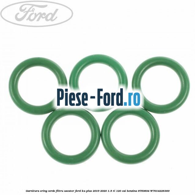 Garnitura, oring verde filtru uscator Ford Ka plus 2019-2020 1.5 Ti 120 cai benzina #286681FBEB