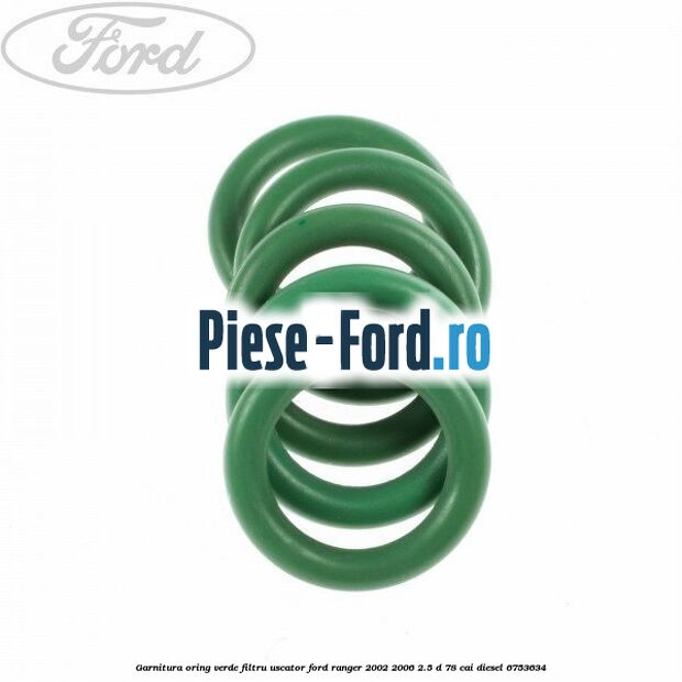 Garnitura, oring verde filtru uscator Ford Ranger 2002-2006 2.5 D 78 cai