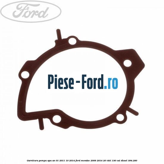 Garnitura, pompa apa an 01/2011-10/2014 Ford Mondeo 2008-2014 2.0 TDCi 130 cai #0735B4E73E
