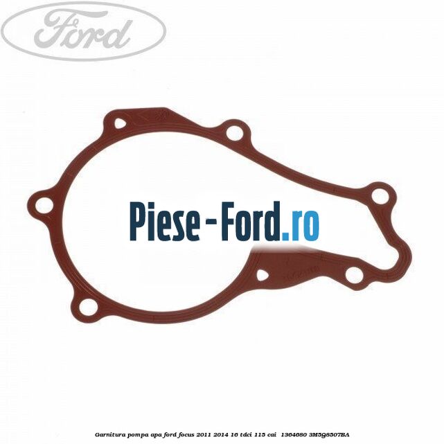 Garnitura, pompa apa Ford Focus 2011-2014 1.6 TDCi 115 cai #BD6482BF42