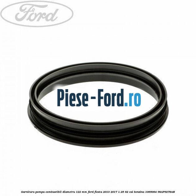 Garnitura pompa combustibil diametru 122 mm Ford Fiesta 2013-2017 1.25 82 cai benzina #CB2367D699