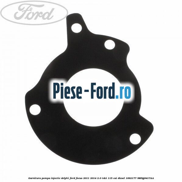 Garnitura, pompa injectie Delphi Ford Focus 2011-2014 2.0 TDCi 115 cai diesel