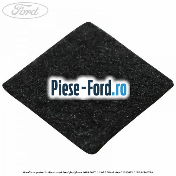 Garnitura protectie bloc ceasuri bord Ford Fiesta 2013-2017 1.6 TDCi 95 cai diesel