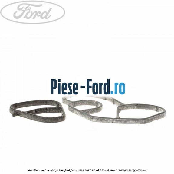 Garnitura, racitor ulei pe bloc Ford Fiesta 2013-2017 1.5 TDCi 95 cai diesel