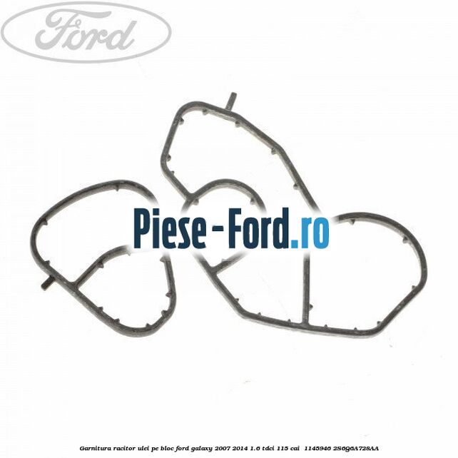 Garnitura racitor ulei pe bloc Ford Galaxy 2007-2014 1.6 TDCi 115 cai  #F8FAB92B2E