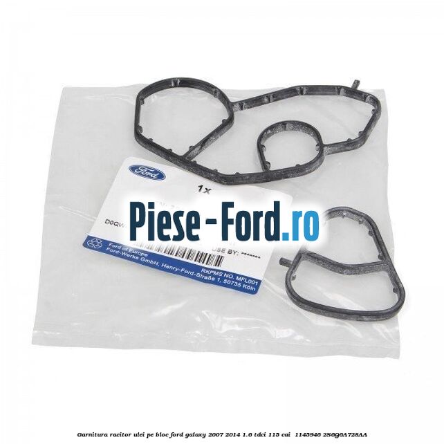 Garnitura racitor ulei pe bloc Ford Galaxy 2007-2014 1.6 TDCi 115 cai  #F8FAB92B2E