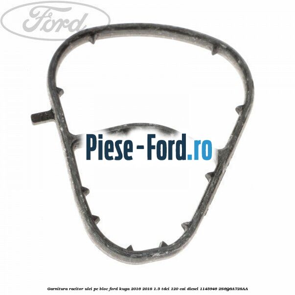 Garnitura, racitor ulei pe bloc Ford Kuga 2016-2018 1.5 TDCi 120 cai diesel