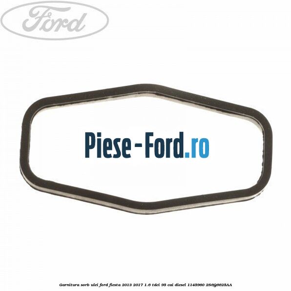 Garnitura, racitor ulei pe bloc Ford Fiesta 2013-2017 1.6 TDCi 95 cai diesel
