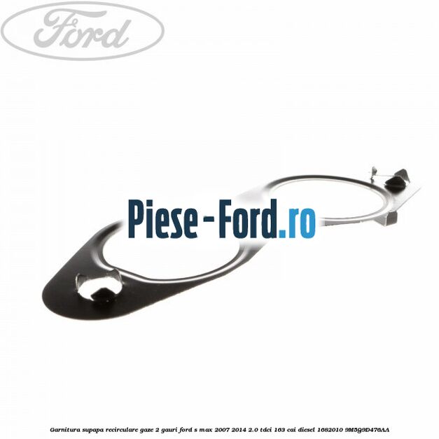 Garnitura, supapa recirculare gaze 2 gauri Ford S-Max 2007-2014 2.0 TDCi 163 cai diesel
