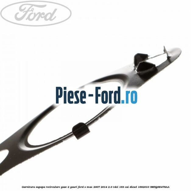 Garnitura, supapa recirculare gaze 2 gauri Ford S-Max 2007-2014 2.0 TDCi 163 cai diesel