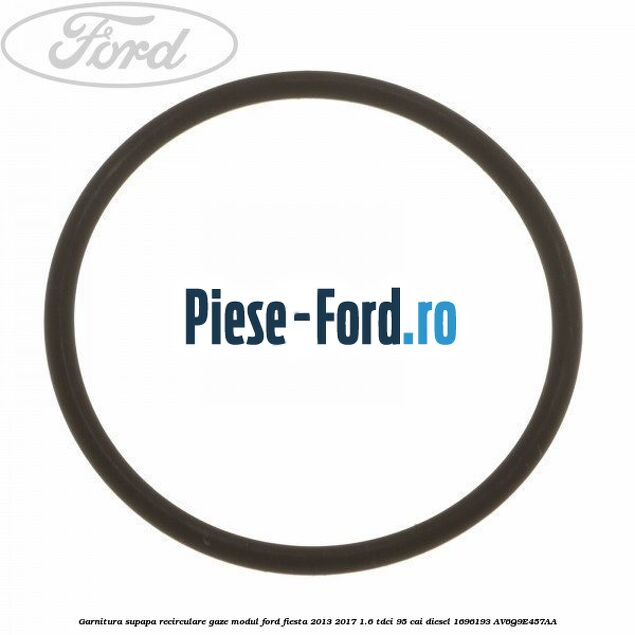 Garnitura supapa recirculare gaze, modul Ford Fiesta 2013-2017 1.6 TDCi 95 cai diesel