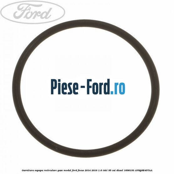Garnitura supapa recirculare gaze, modul Ford Focus 2014-2018 1.6 TDCi 95 cai diesel