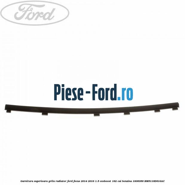 Garnitura superioara, grila radiator Ford Focus 2014-2018 1.5 EcoBoost 182 cai benzina